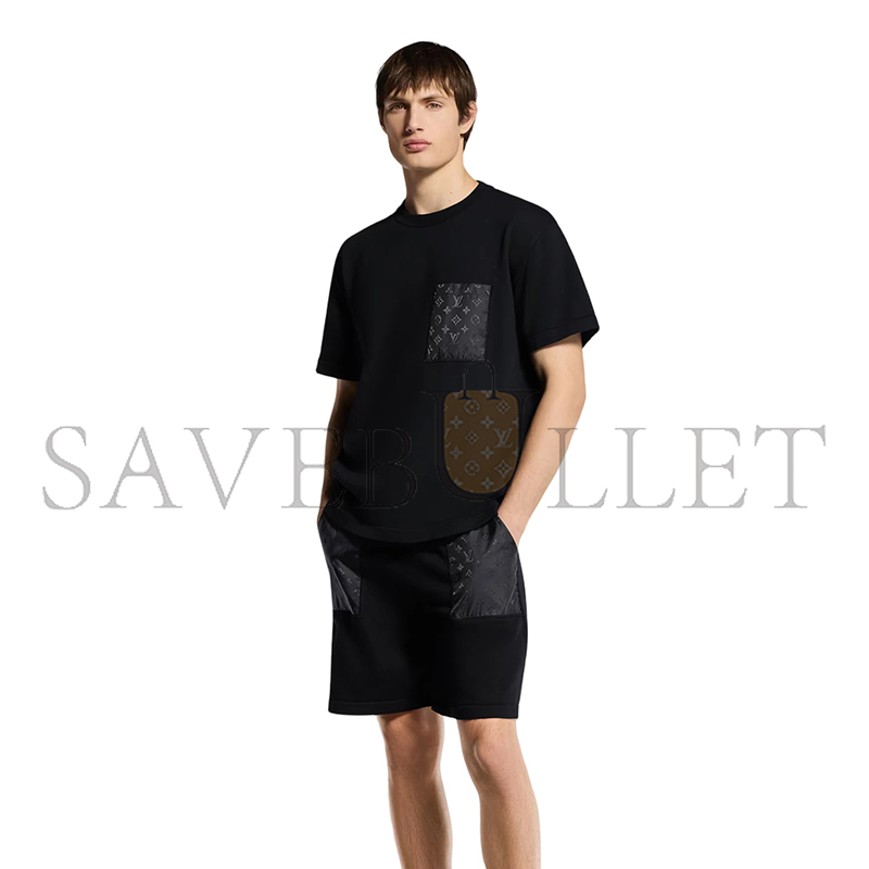 LOUIS VUITTON T-SHIRT WITH TECHNICAL SIGNATURE DETAILS 1AJRLW